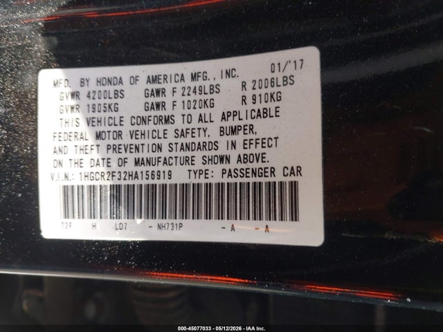 Honda Accord Lx