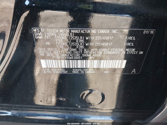 Toyota RAV4 Le