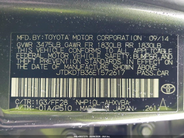 Toyota Prius c Two