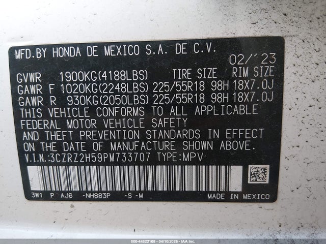 Honda HR-V Awd Sport