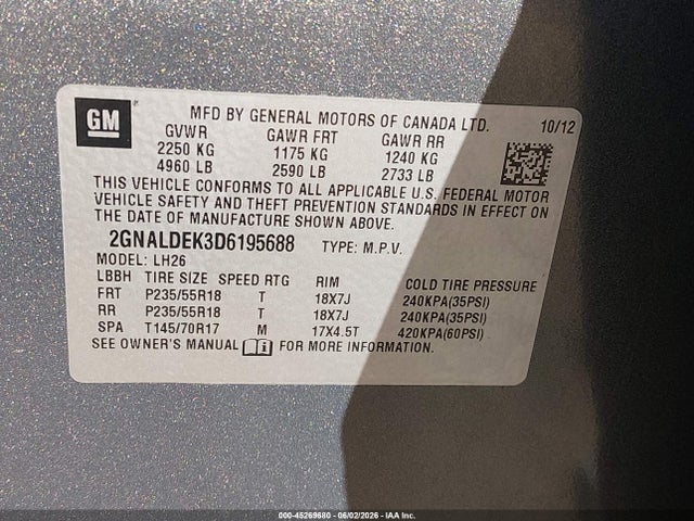 Chevrolet Equinox 1lt