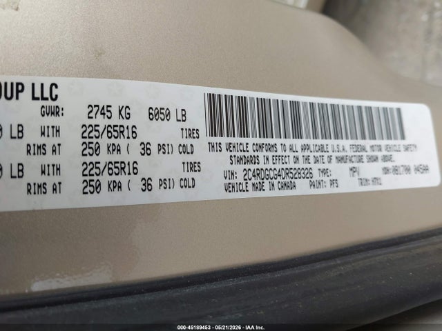 Dodge Grand Caravan Sxt