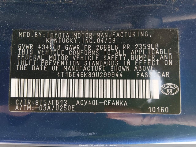 Toyota Camry Le