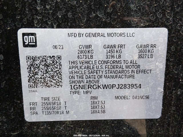 Chevrolet Traverse Fwd Lt Cloth