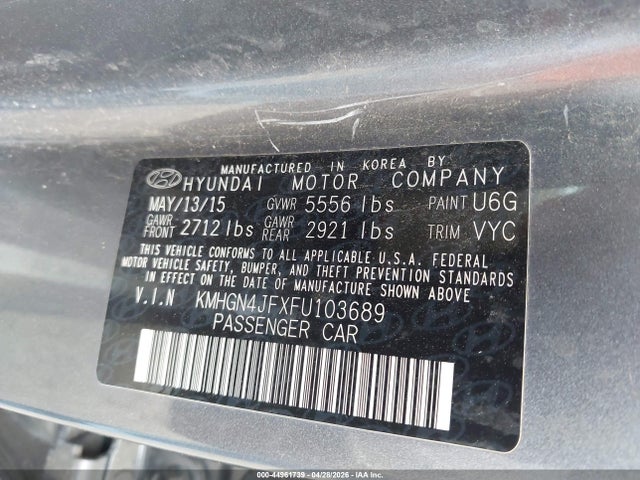 Hyundai Genesis 5.0