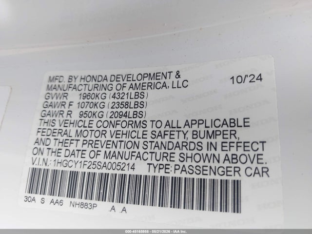 Honda Accord Lx