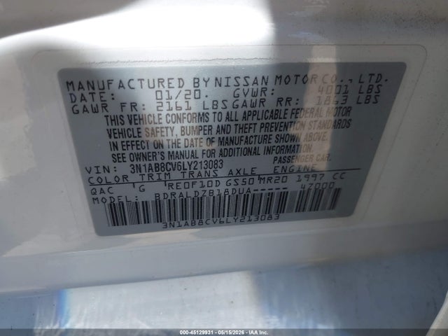 Nissan Sentra Sv Xtronic Cvt