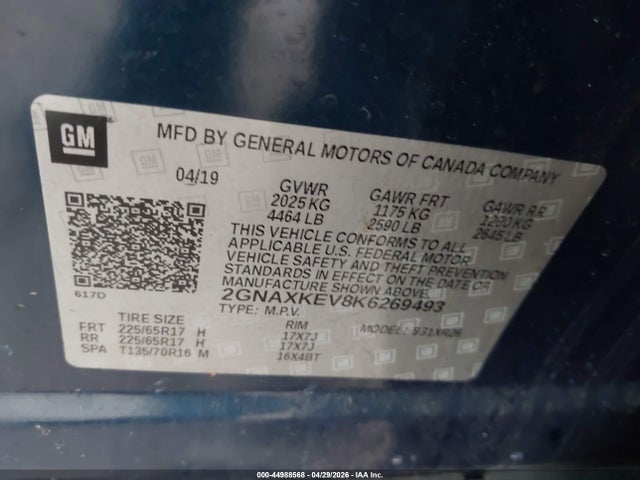 Chevrolet Equinox Lt
