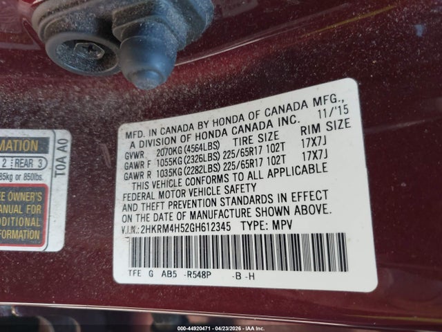 Honda CR-V Ex