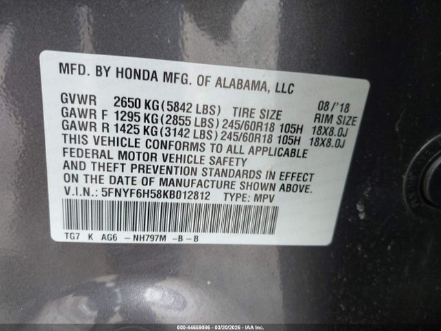 Honda Pilot Ex-l