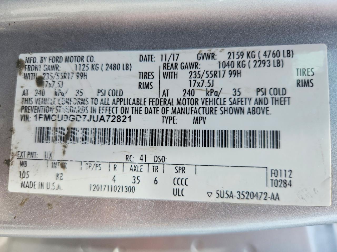 Ford Escape Se