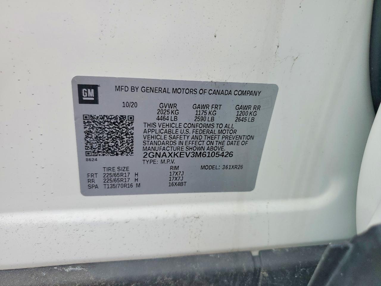 Chevrolet Equinox Lt