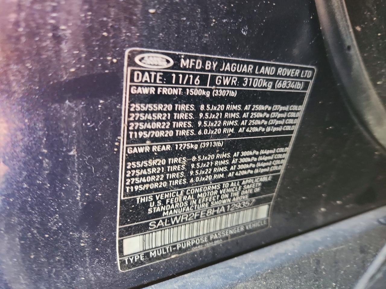 Land Rover Range Rover Sc