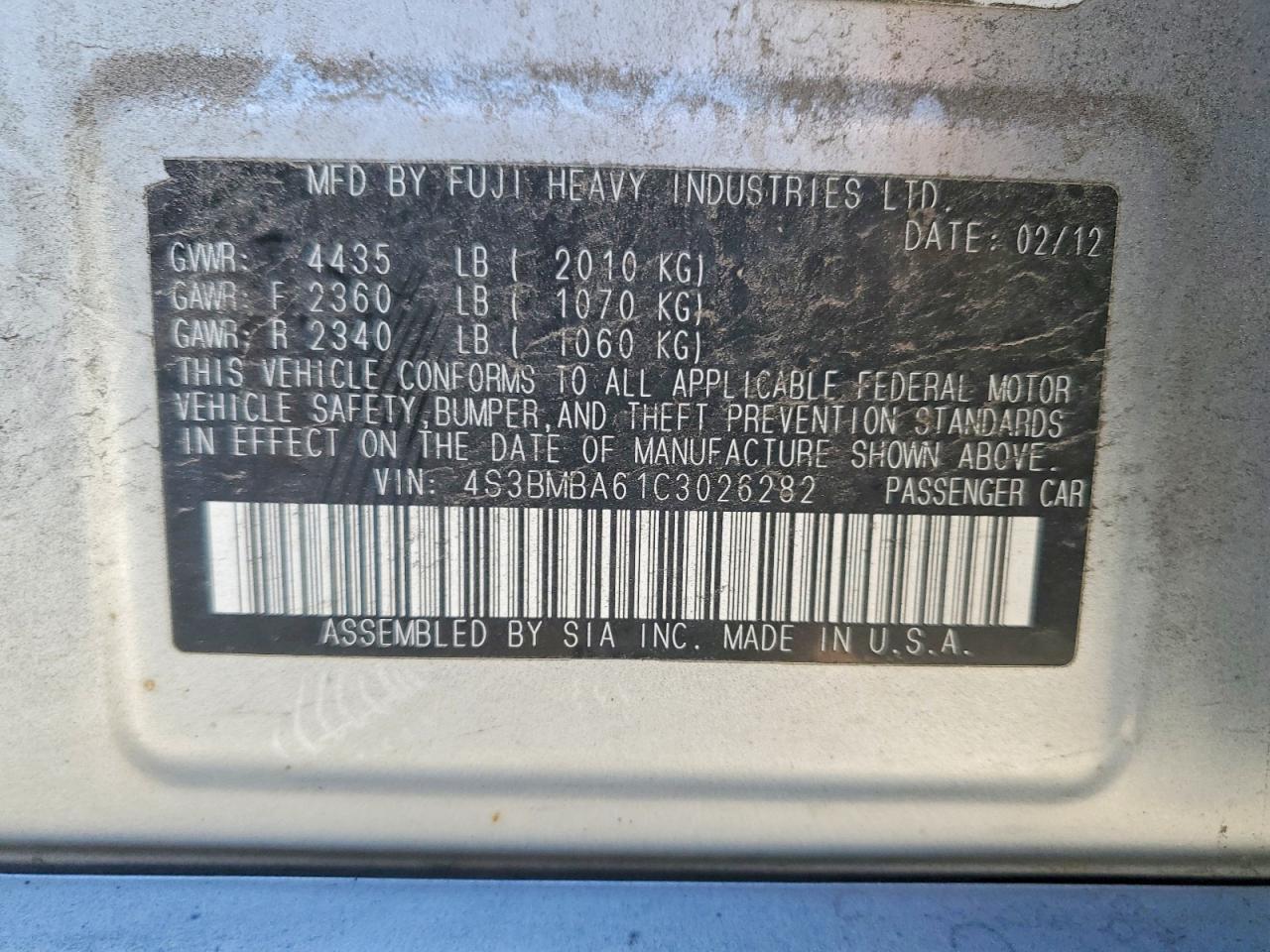Subaru Legacy 2.5i