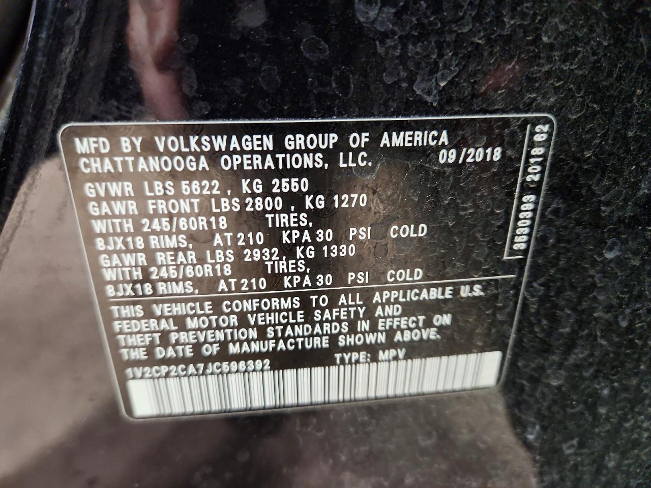 Volkswagen Atlas Se