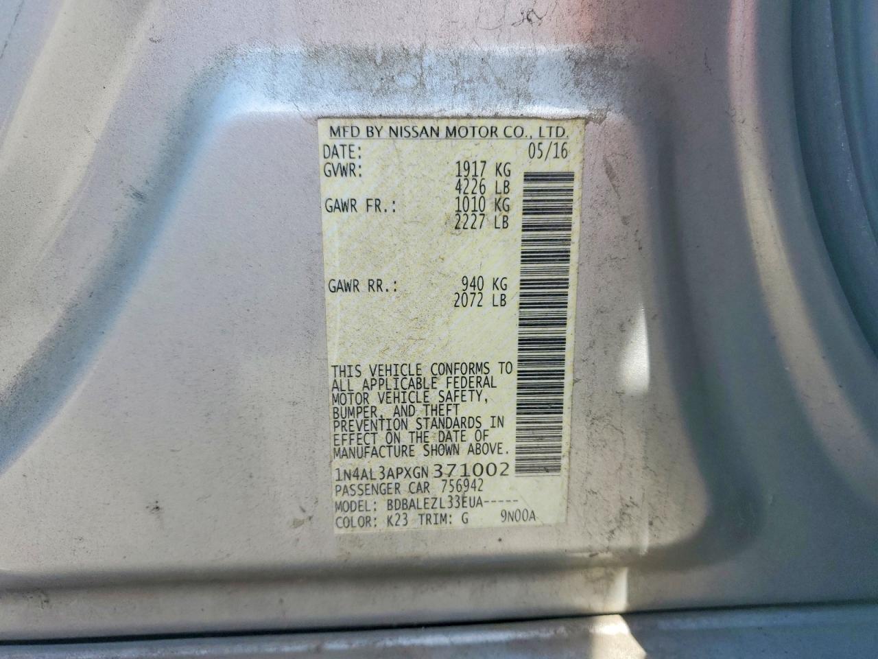 Nissan Altima 2.5 S