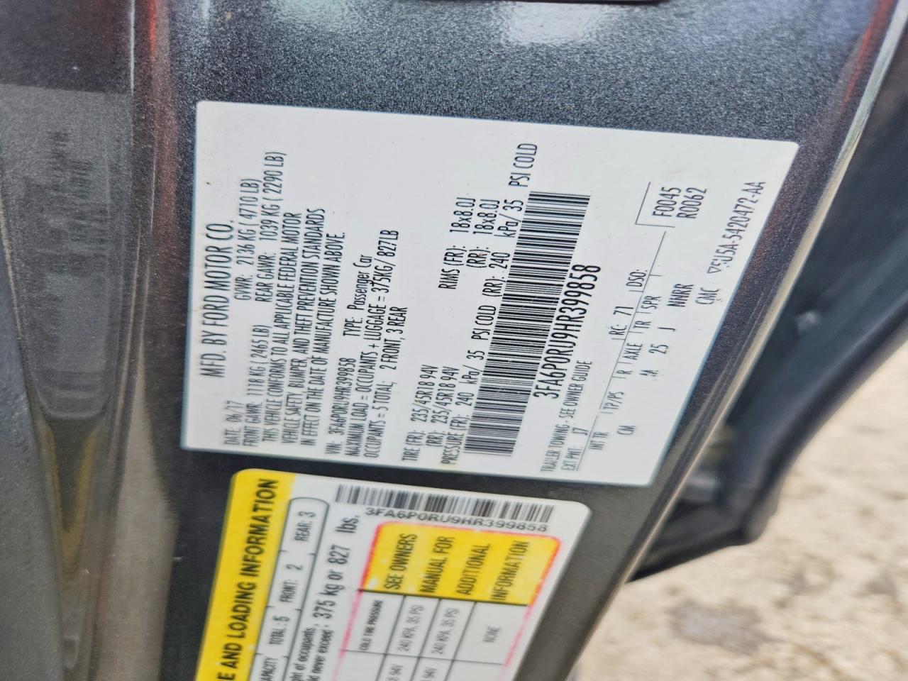 Ford Fusion Titanium