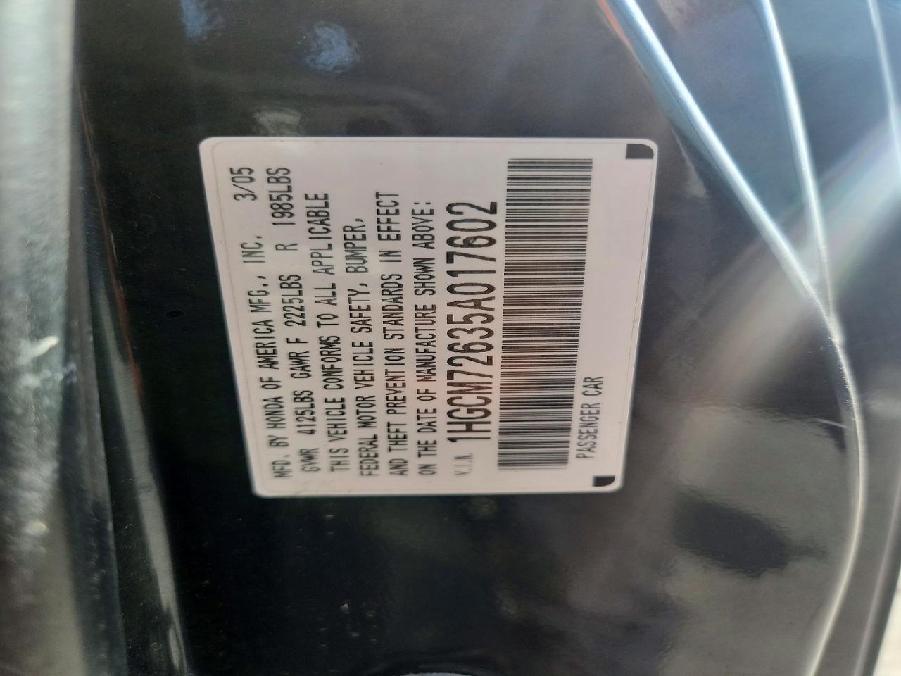 Honda Accord Ex