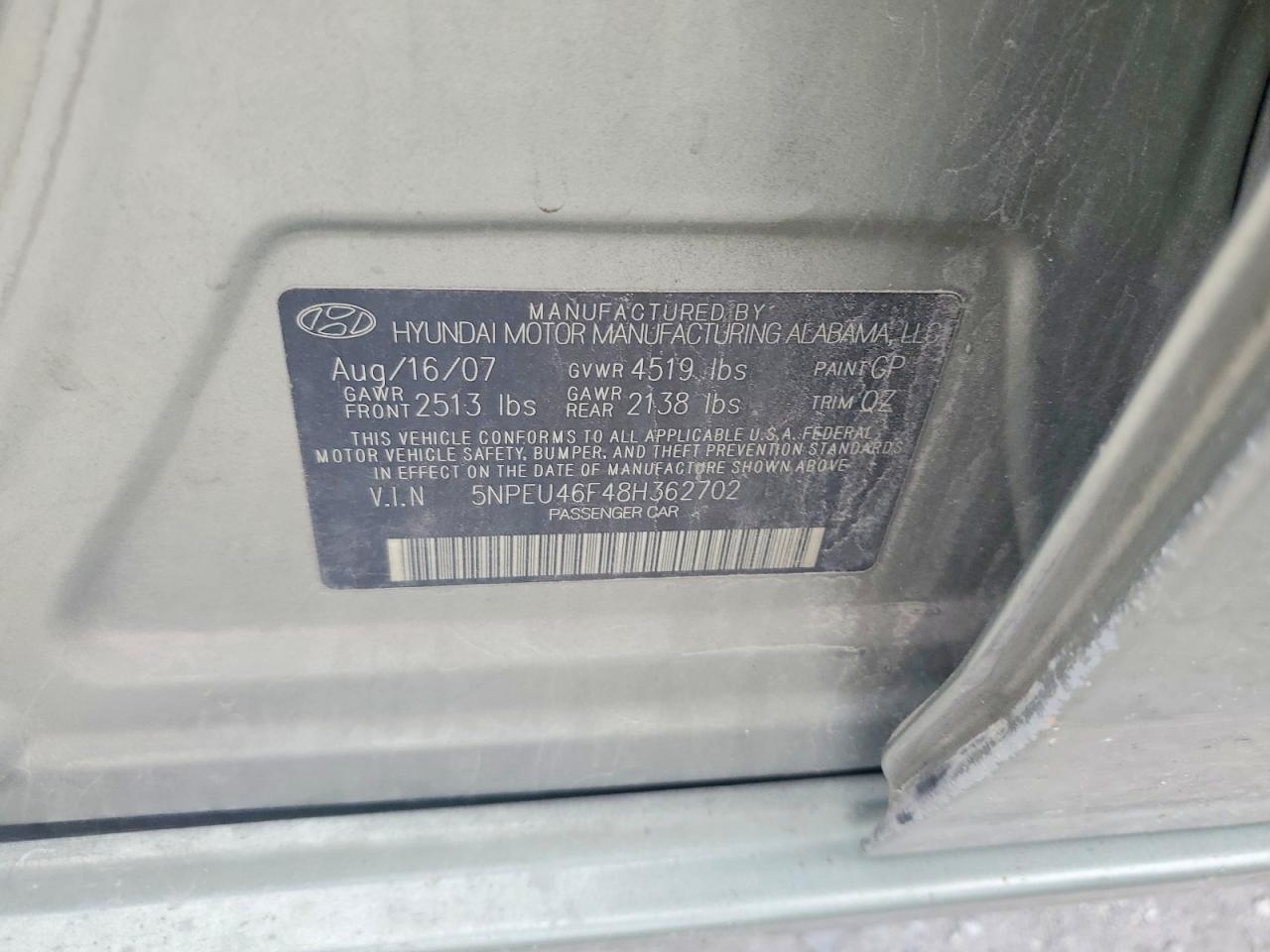 Hyundai SONATA Se V6