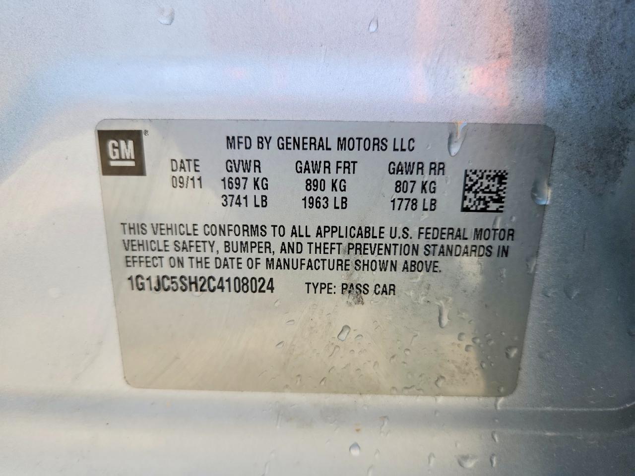 Chevrolet Sonic Lt