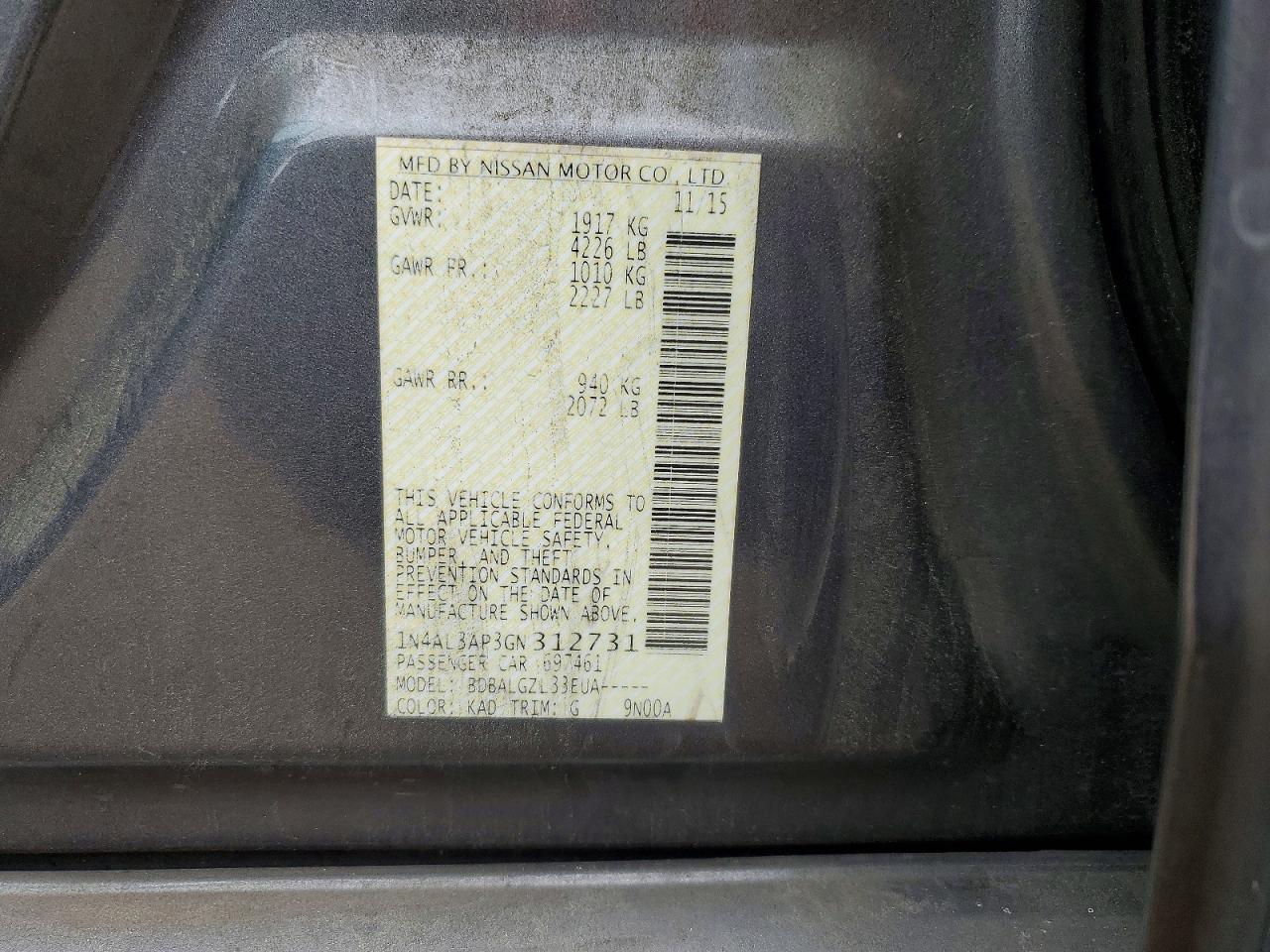 Nissan Altima 2.5 S