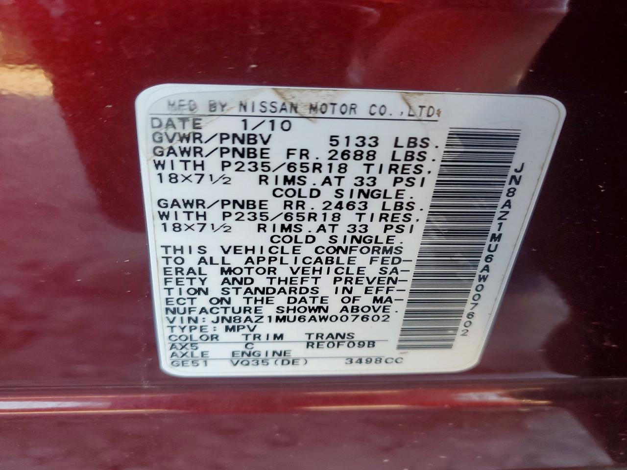 Nissan Murano S