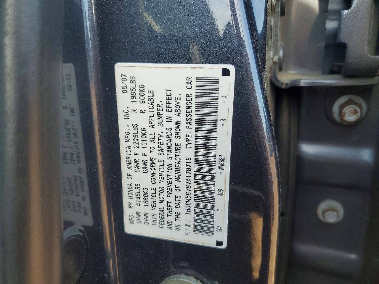 Honda Accord Ex
