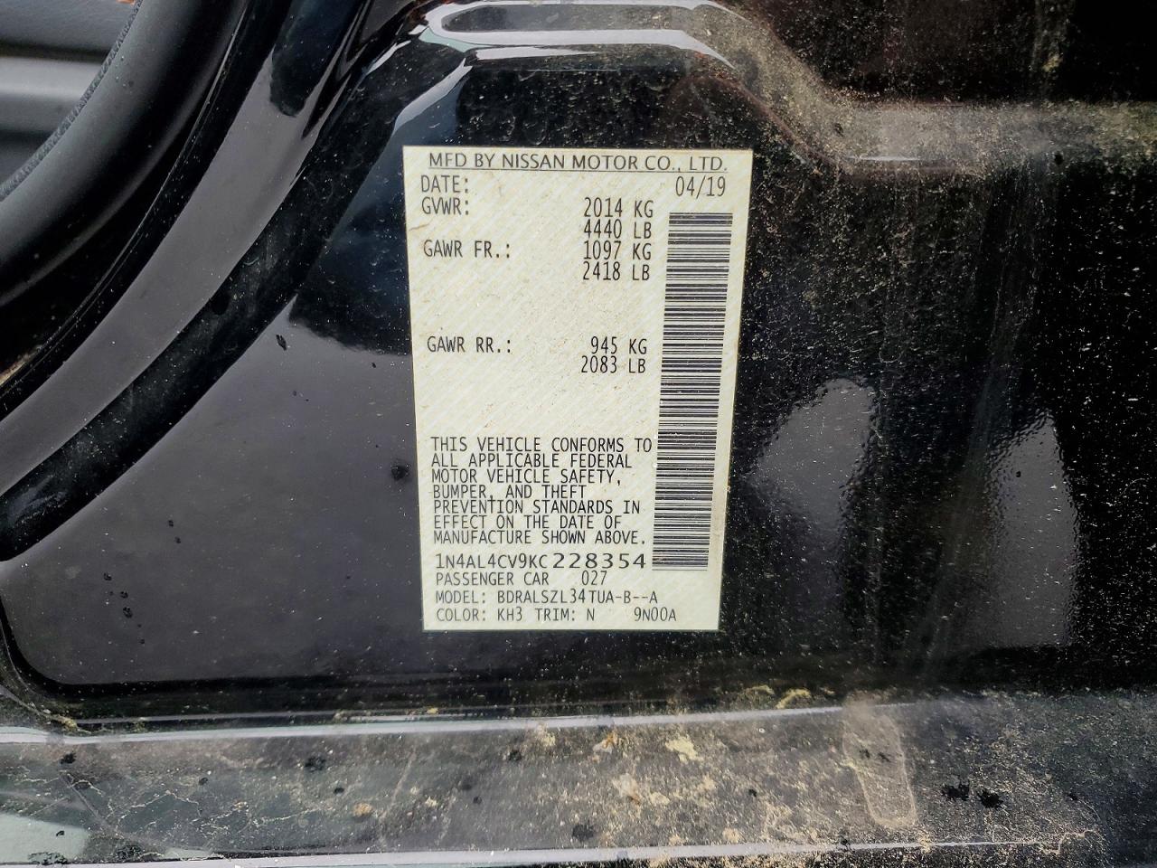 Nissan Altima 2.0 Sr
