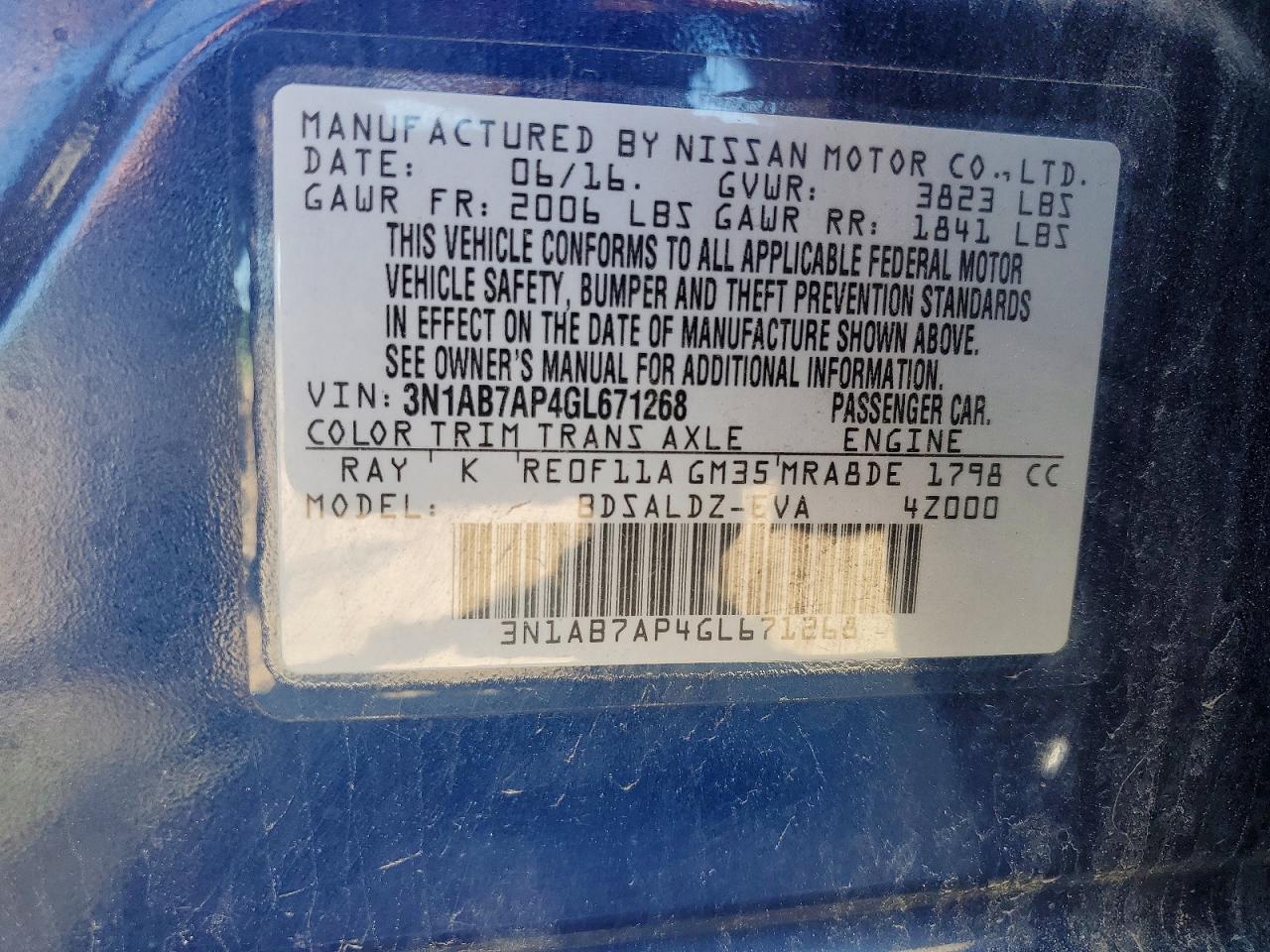 Nissan Sentra Sv