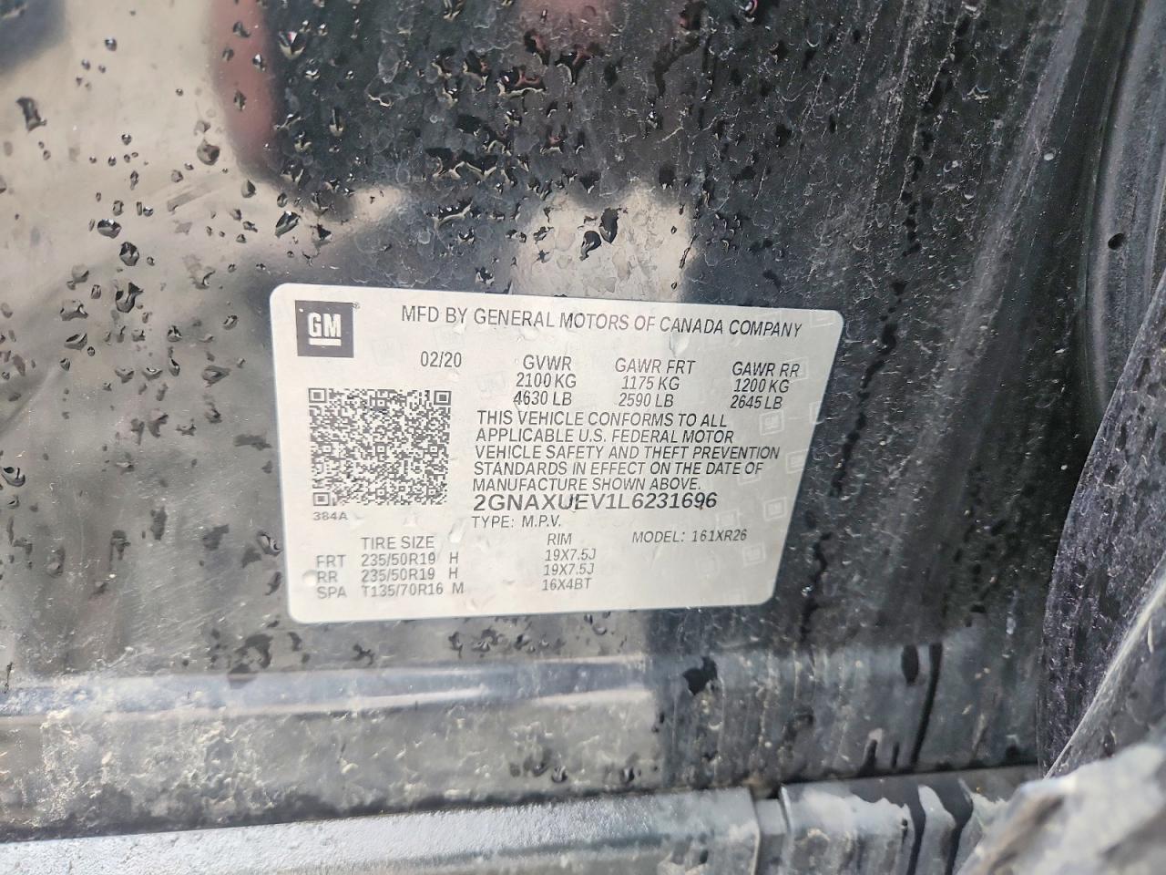 Chevrolet Equinox Lt