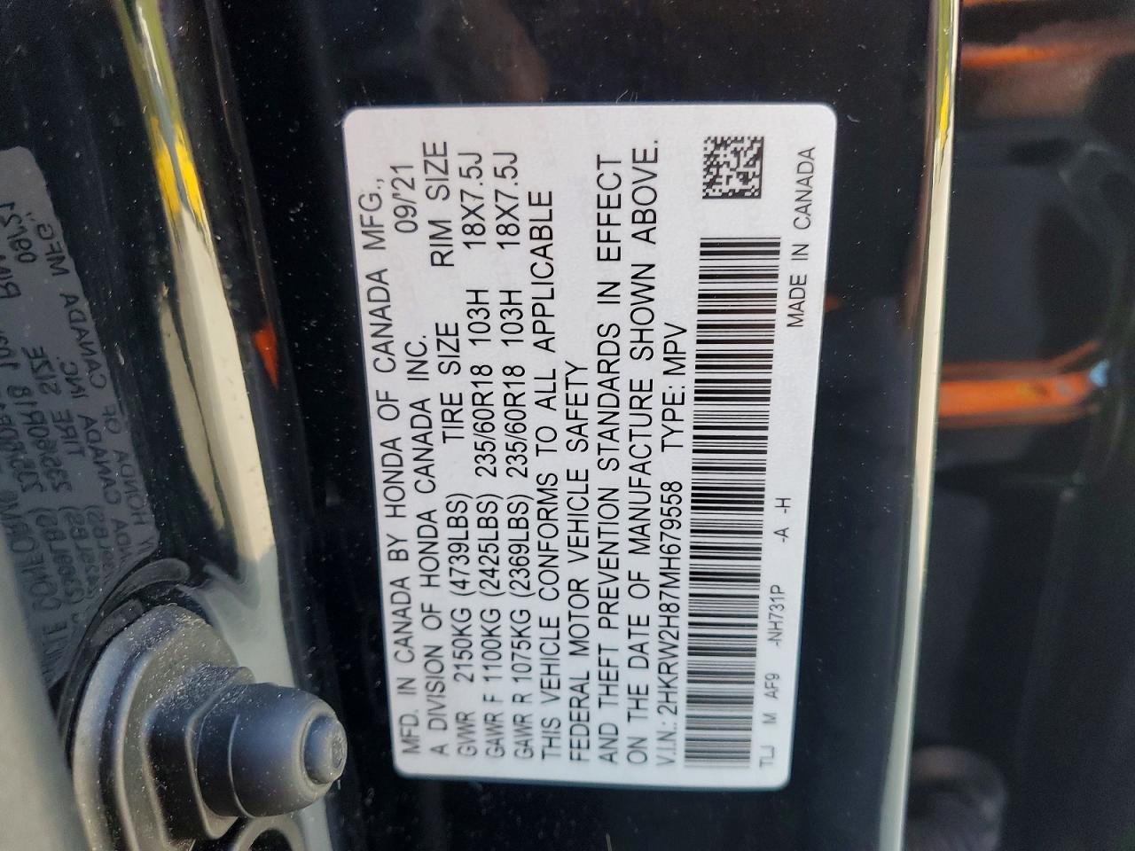 Honda Crv Exl