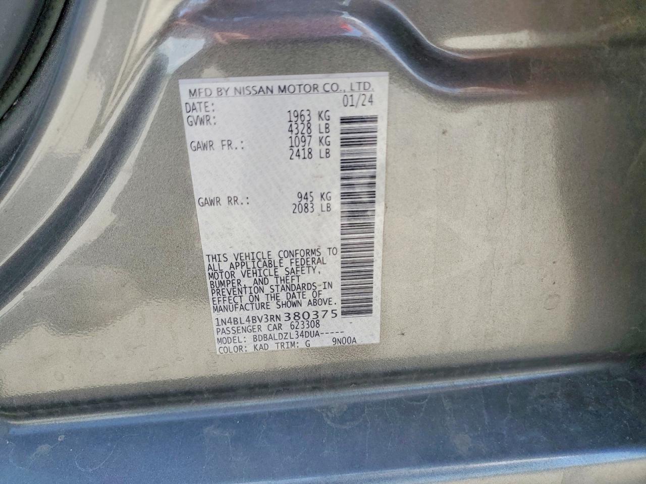 Nissan Altima S