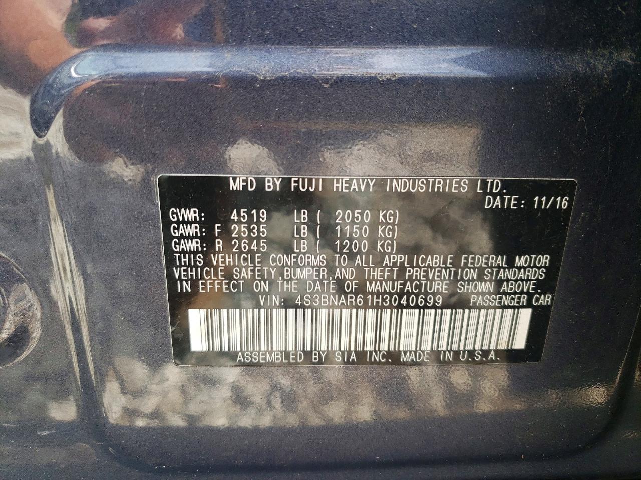 Subaru Legacy Sport