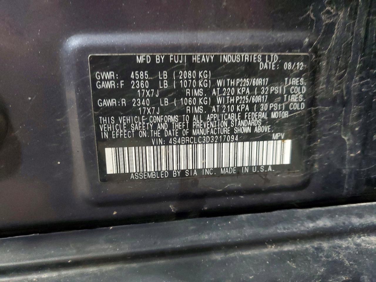 Subaru Legacy 2.5i Limited
