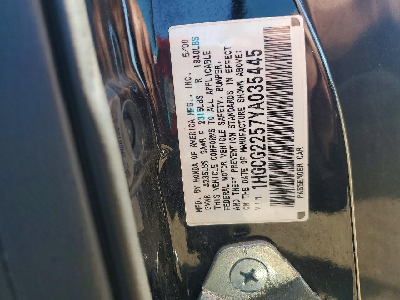 Honda Accord Ex
