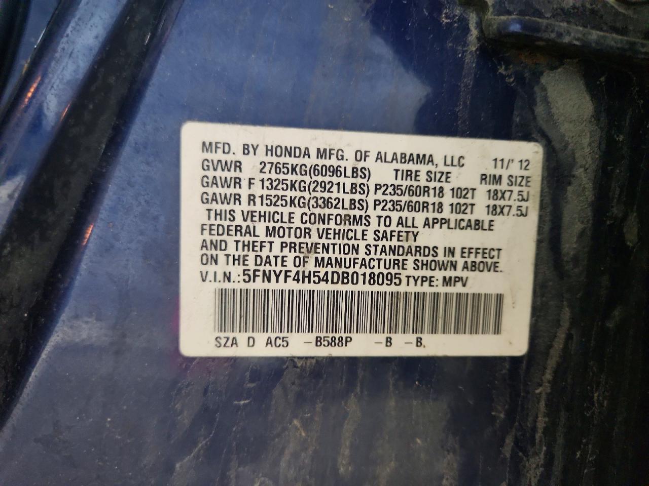 Honda Pilot Exl