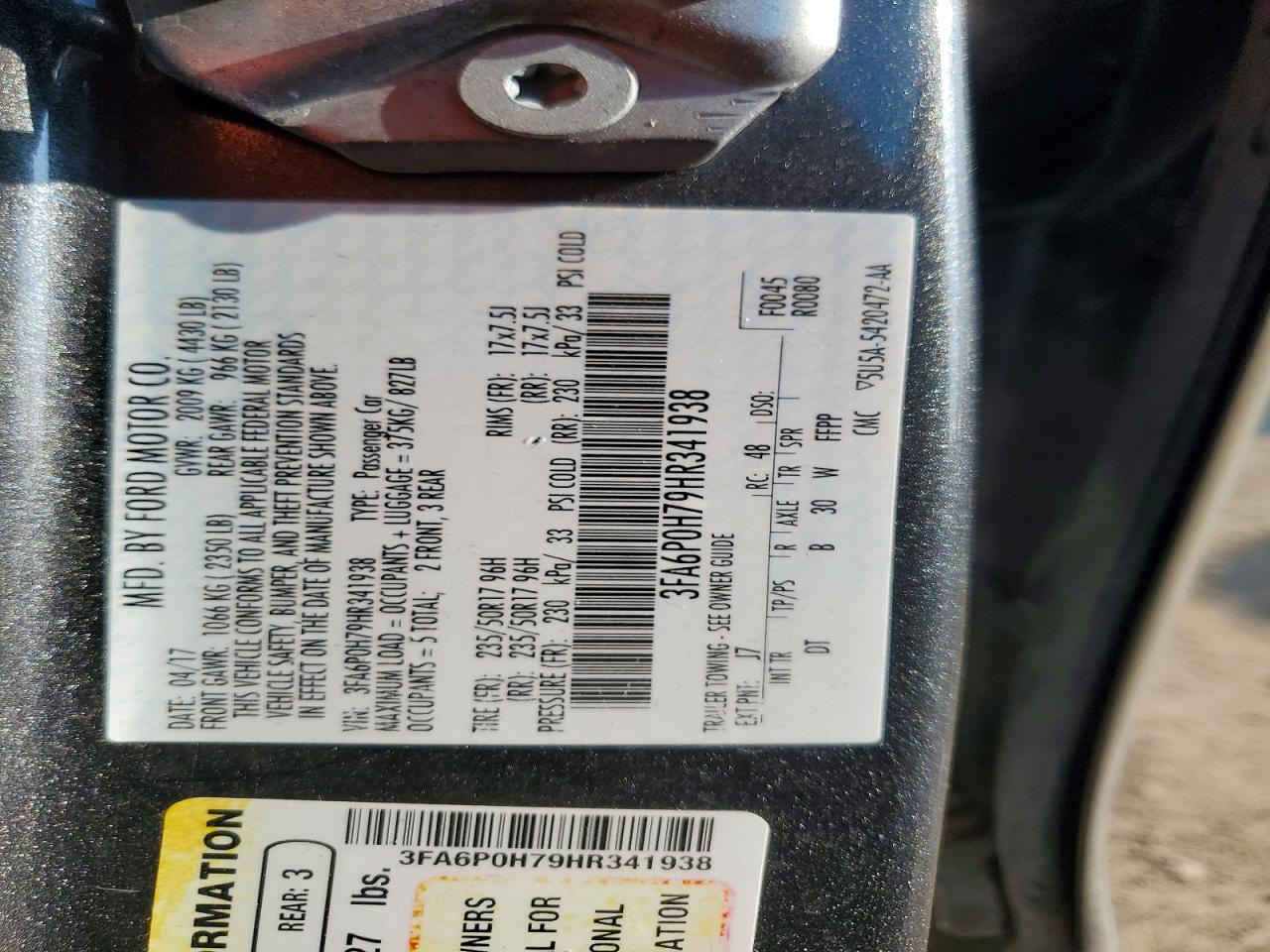 Ford Fusion Se