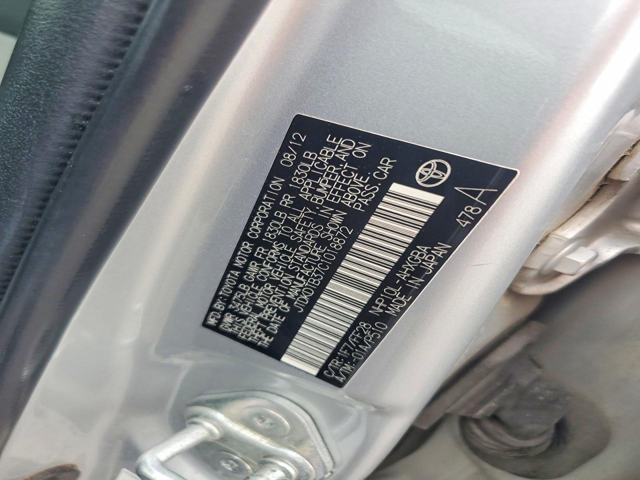 Toyota Prius c Three