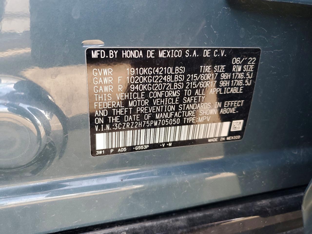Honda HR-V Exl