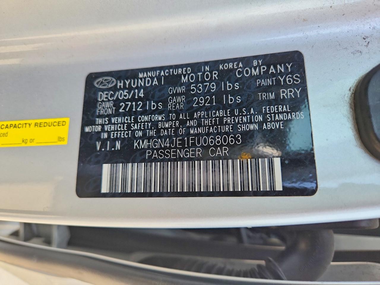 Hyundai Genesis 3.8l