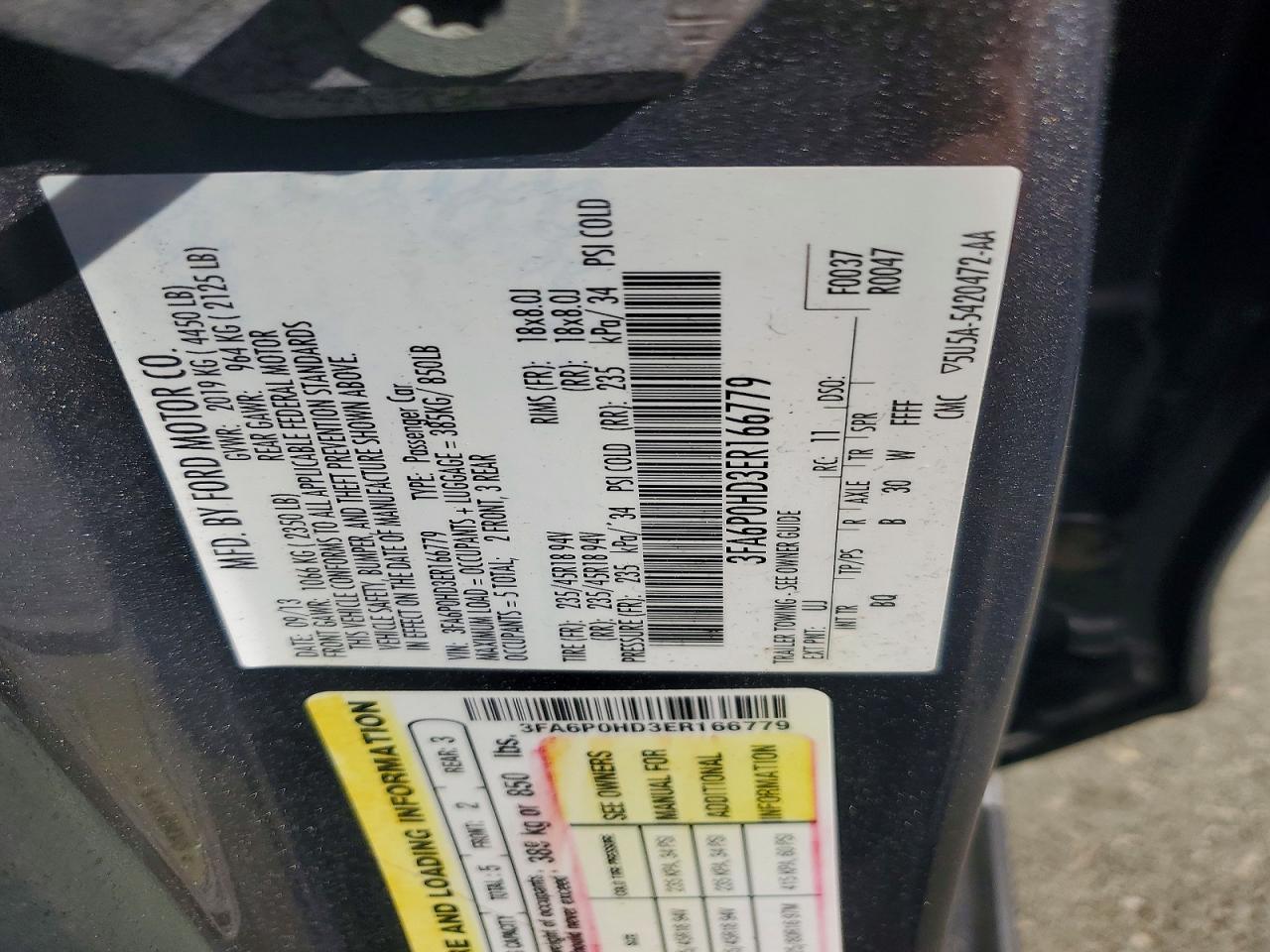 Ford Fusion Se