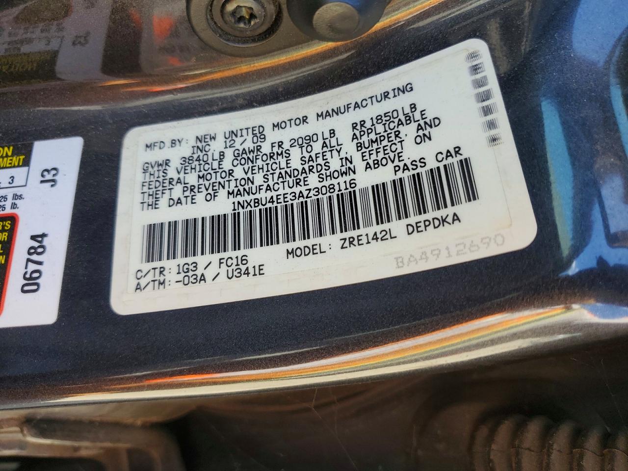 Toyota Corolla Le
