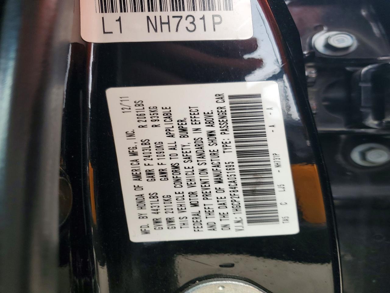 Honda Accord Exl