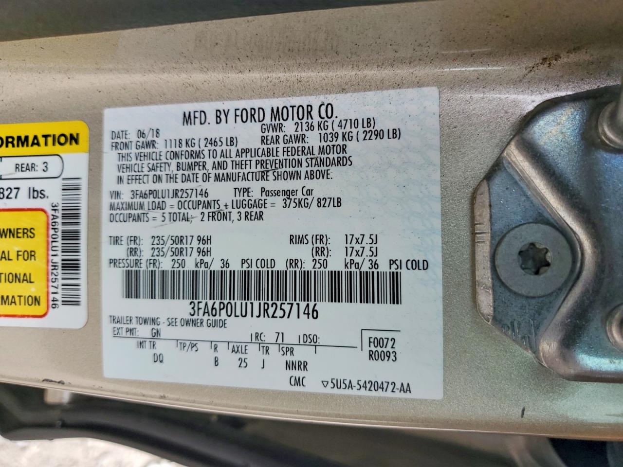 Ford Fusion Se Hybrid