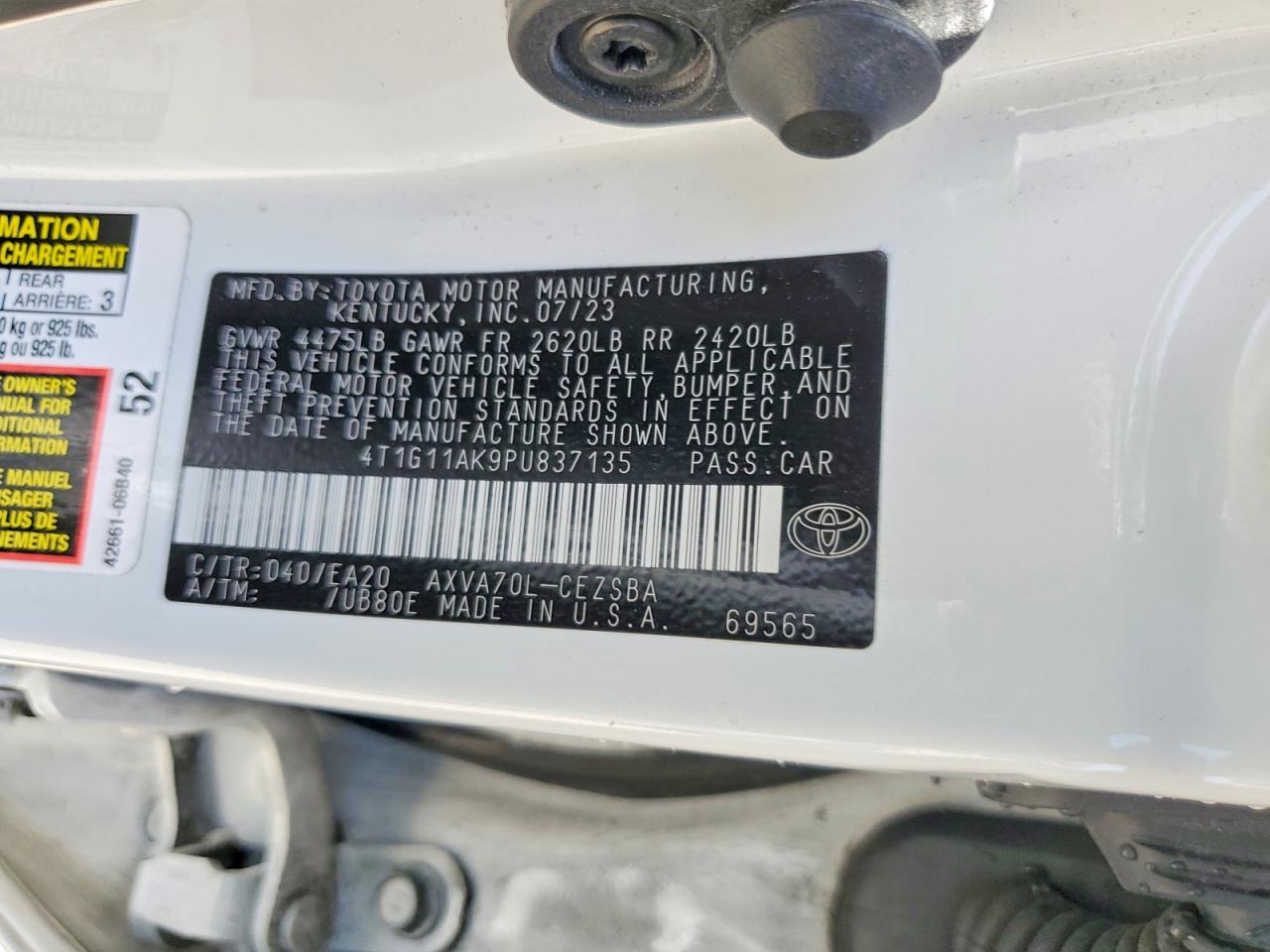 Toyota Camry Se