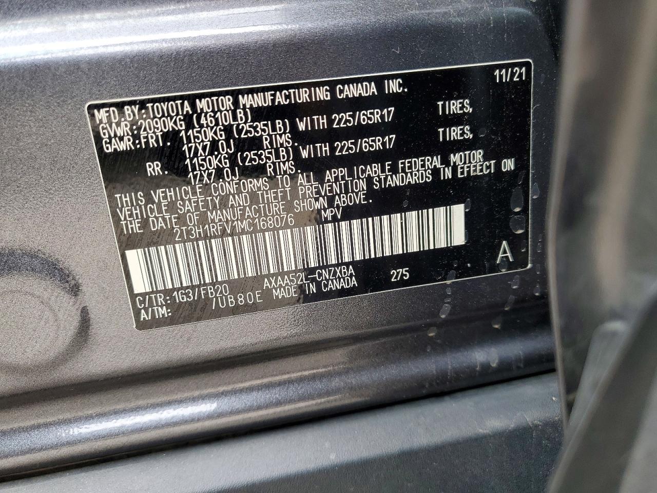 Toyota RAV4 Le