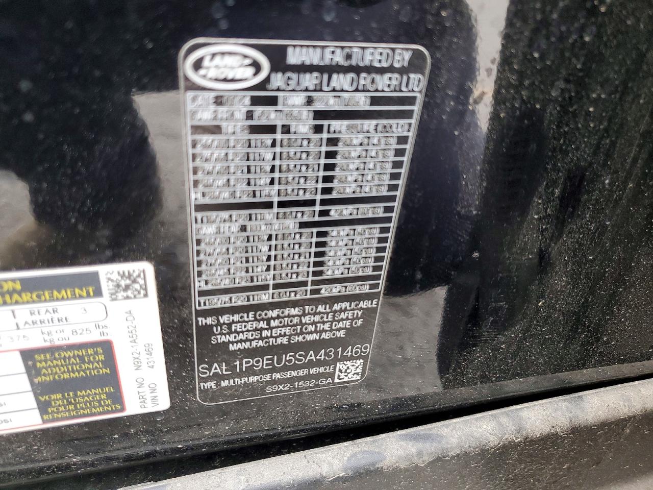 Land Rover Range Rover Se