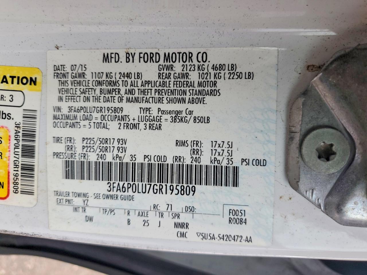 Ford Fusion Se Hybrid