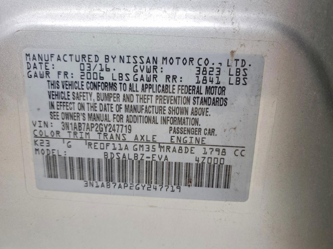 Nissan Sentra S