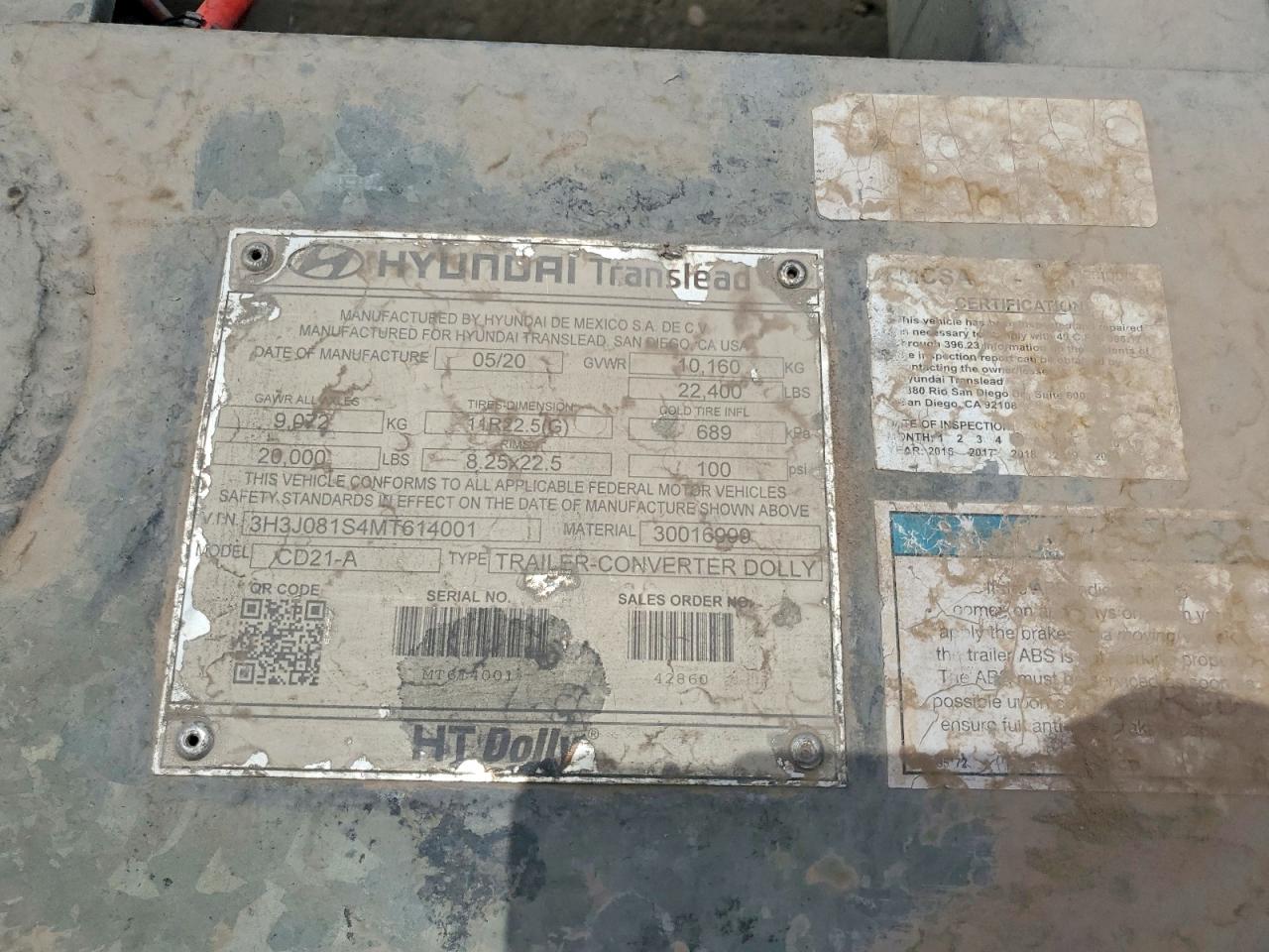 Hyundai Translead Inc Other